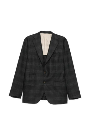 Eleventy check-pattern blazer