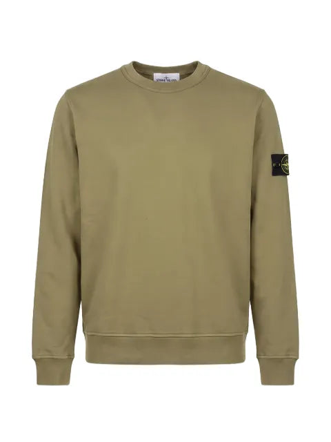 Stone Island logo-patch sweater