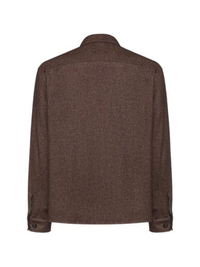 Eleventy flap-pocket shirt jacket