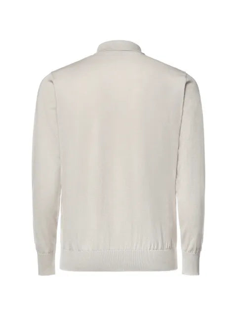 Eleventy button-fastening knitted sweater