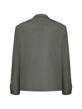 Eleventy flap-pocket shirt jacket