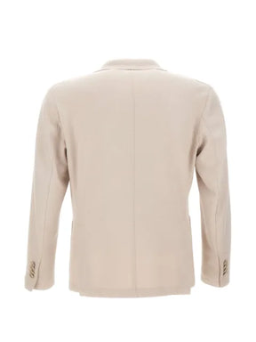 Eleventy double-breasted peak-lapel blazer