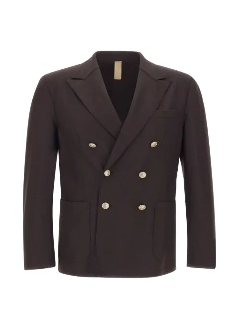Eleventy double-breasted peak-lapel blazer