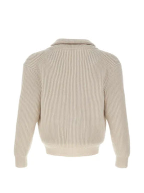 Eleventy ribbed-knit shawl-collar cardigan