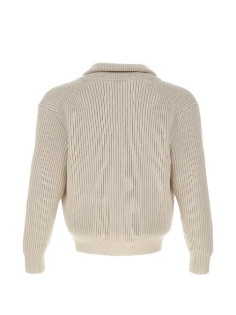Eleventy ribbed-knit shawl-collar cardigan