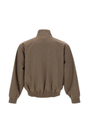 Drôle De Monsieur logo-embroidered elasticated jacket
