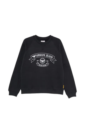 Emporio Armani jeans print jersey sweatshirt