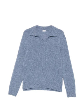 04651 / A TRIP IN A BAG polo-collar sweater