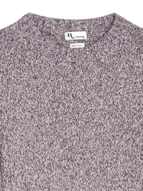 Doppiaa marl-knit crew-neck sweater