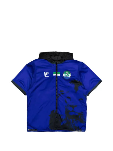 PROTOTYPES padded graphic-print gilet