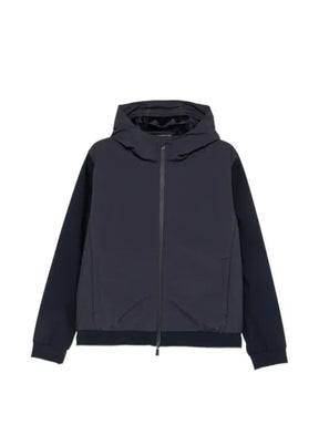 Herno hooded panelled jacket
