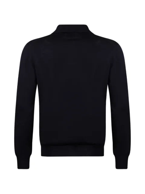 Gran Sasso polo-collar long-sleeve sweater