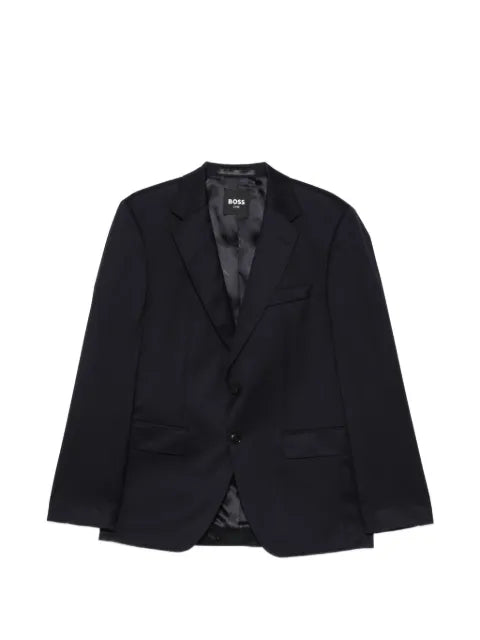 BOSS slim-fit suit jacket in virgin wool serge