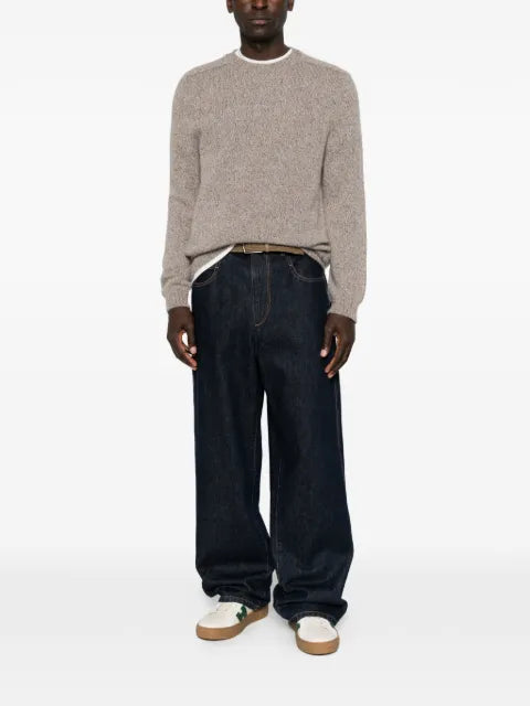 SCAGLIONE marl-knit crew-neck sweater