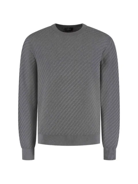 Brioni basket-weave sweater