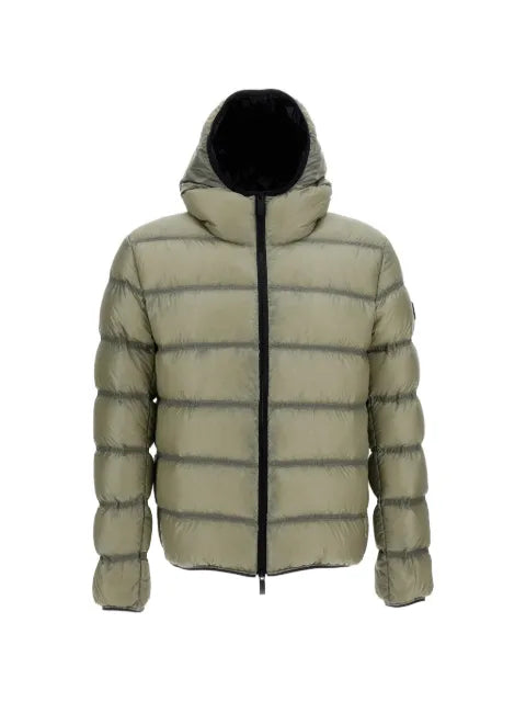 Moncler logo-patch hooded jacket