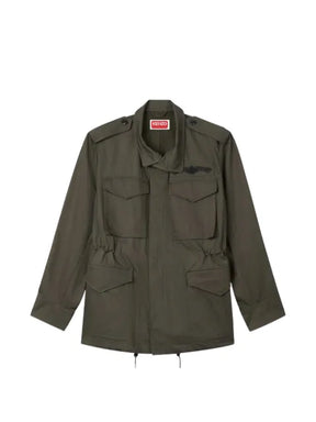 Kenzo Paris Emblem herringbone jacket