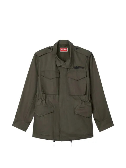 Kenzo Paris Emblem herringbone jacket