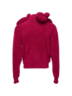 Doublet balloon-dog high-neck sweater