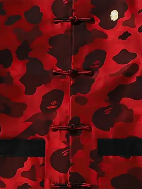 A BATHING APE® Color Camo Chinese padded jacket