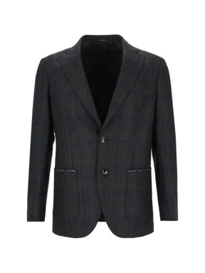 Al Duca D’Aosta 1902 check-pattern blazer