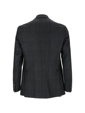 Al Duca D’Aosta 1902 check-pattern blazer