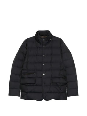 Moorer quilted high-neck jacket