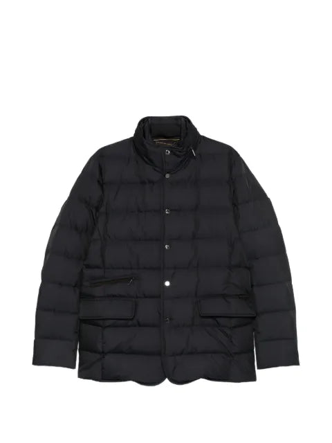 Moorer quilted high-neck jacket