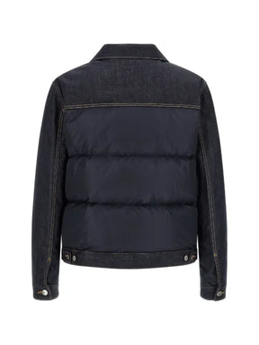 DSQUARED2 hybrid puffer jeans jacket