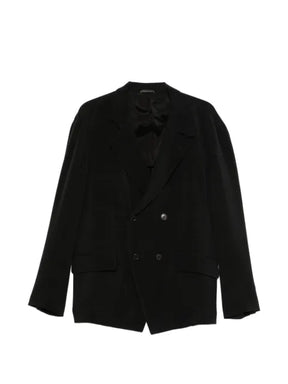 Giorgio Armani double-breasted peaked-lapel jacket