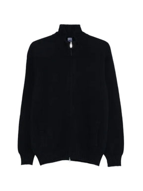 Fedeli textured-knit zip-up cardigan