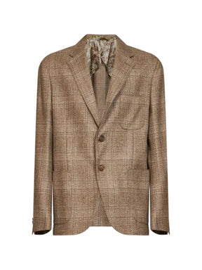 ETRO plaid-pattern blazer