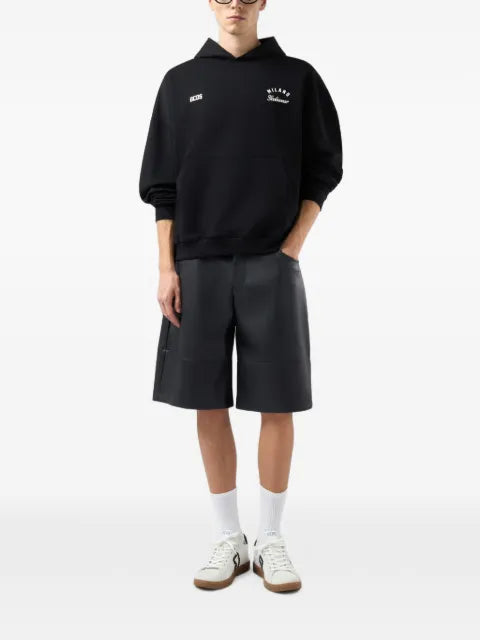 GCDS logo-print drawstring hoodie