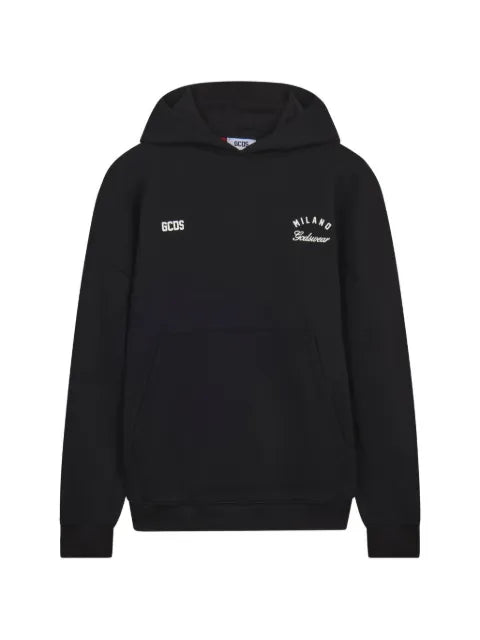 GCDS logo-print drawstring hoodie