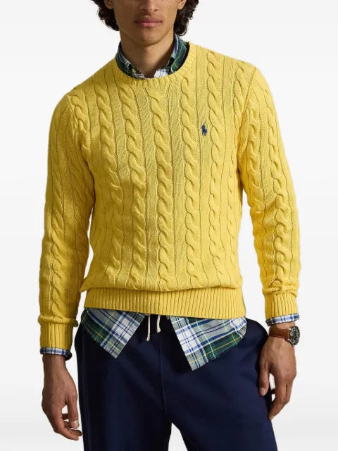 Polo Ralph Lauren cable-knit cotton sweater