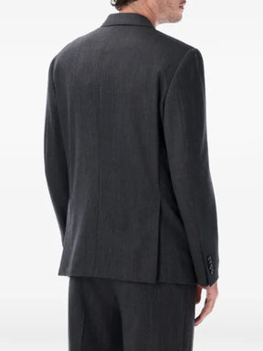 Lardini double-breasted peak-lapels jacket