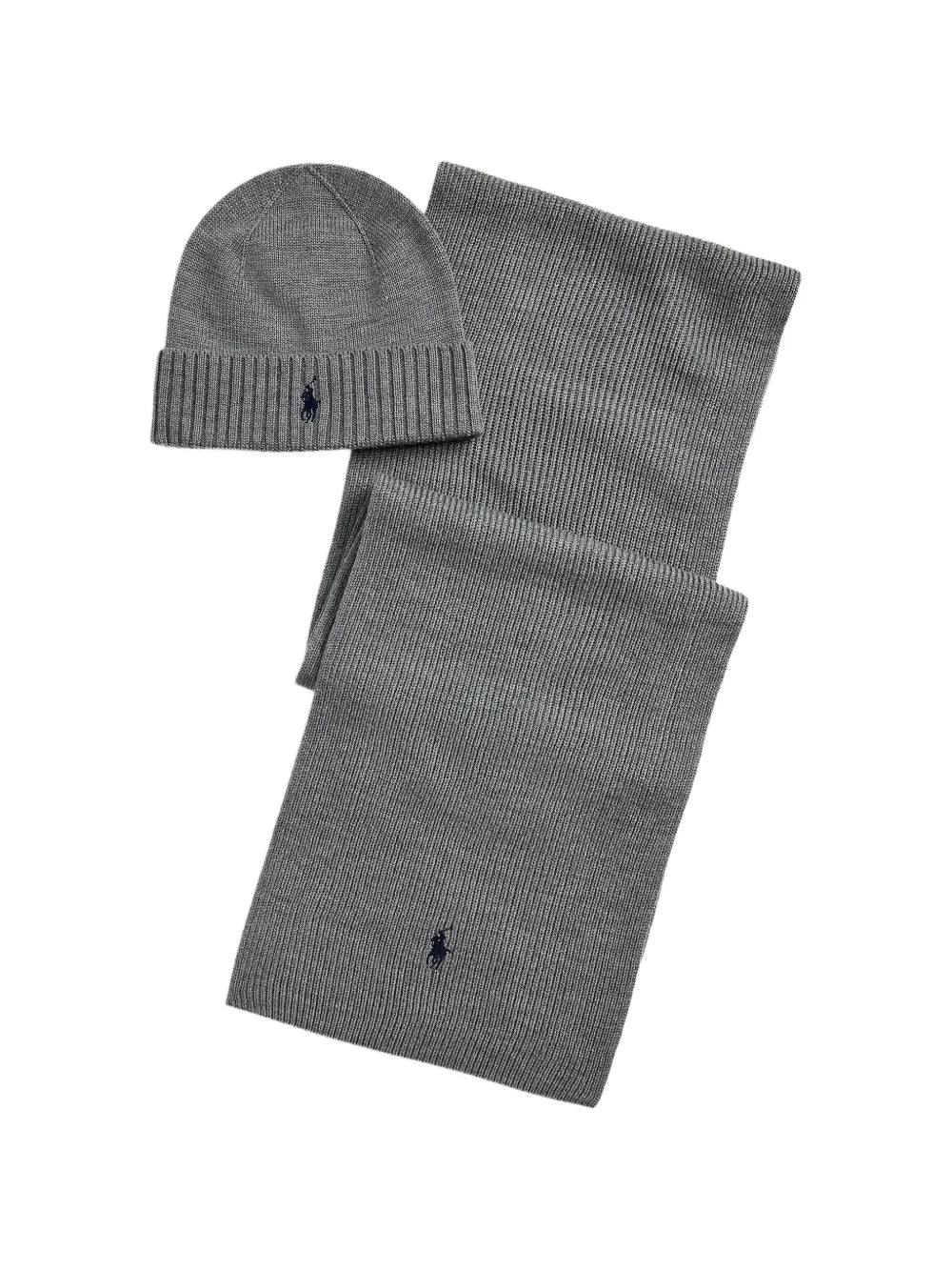 Polo Ralph Lauren Set aus Beanie und Schal mit Logo