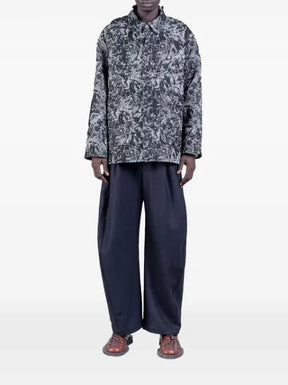 Henrik Vibskov Wheel textured-pattern jacket