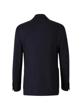 Lardini flower-lapel single-breasted blazer