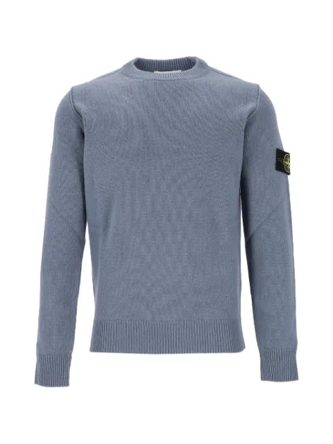 Stone Island logo-patch sweater