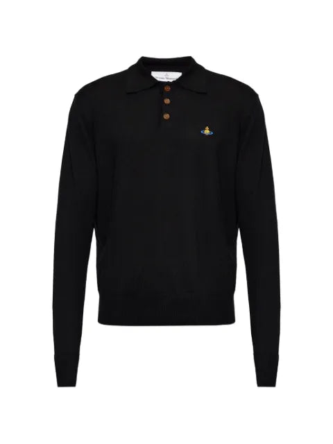 Vivienne Westwood Mark Orb-logo embroidered polo shirt