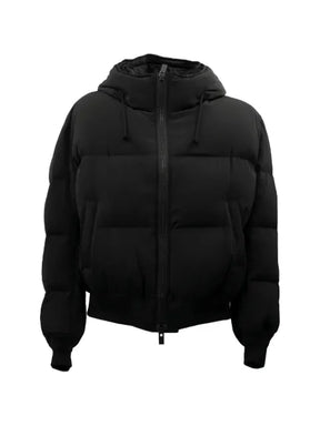 Yohji Yamamoto quilted hooded jacket