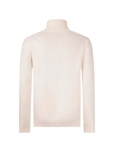 Gran Sasso cable-knit roll-neck sweater