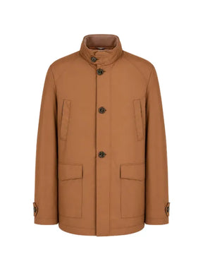 Tombolini high-neck button-up jacket