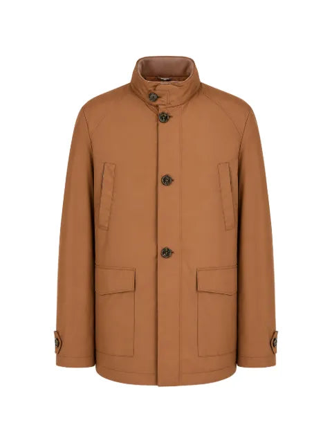 Tombolini high-neck button-up jacket