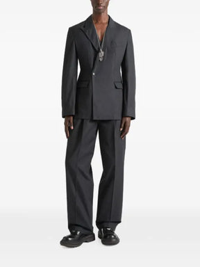 Givenchy couture seam double-breasted regular jacket in poplin