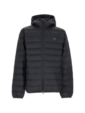 Fred Perry quilted hooded puffer jacket