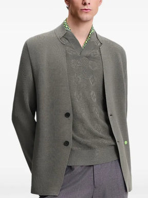 Shanghai Tang silk knitted blazer