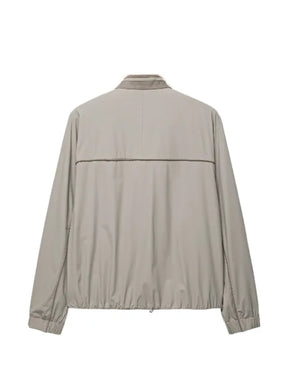 Shanghai Tang Mandarin zip-up high-neck jacket