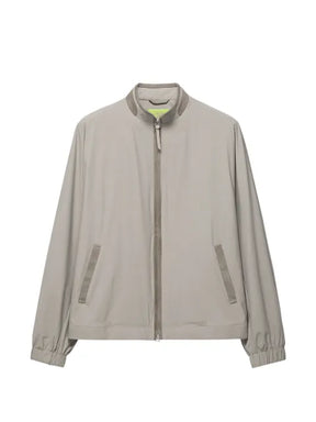 Shanghai Tang Mandarin zip-up high-neck jacket